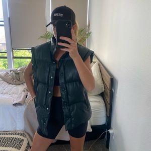 Bardot Dark Green Vest.